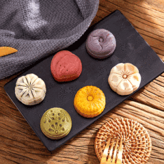 Japanese-style mochi red bean cakes, popular Instagram-worthy snack food gift box, delicious mochi snacks, 180g, 6-piece set