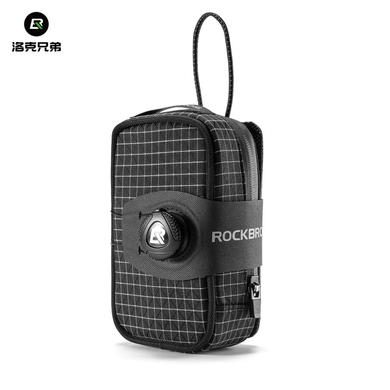ロックブラザーズ自転車バッグロードバイザックコンパクトノブセルフロックポータブルシートポストサドルサイクリングウォーターボトルバッグ|undefined