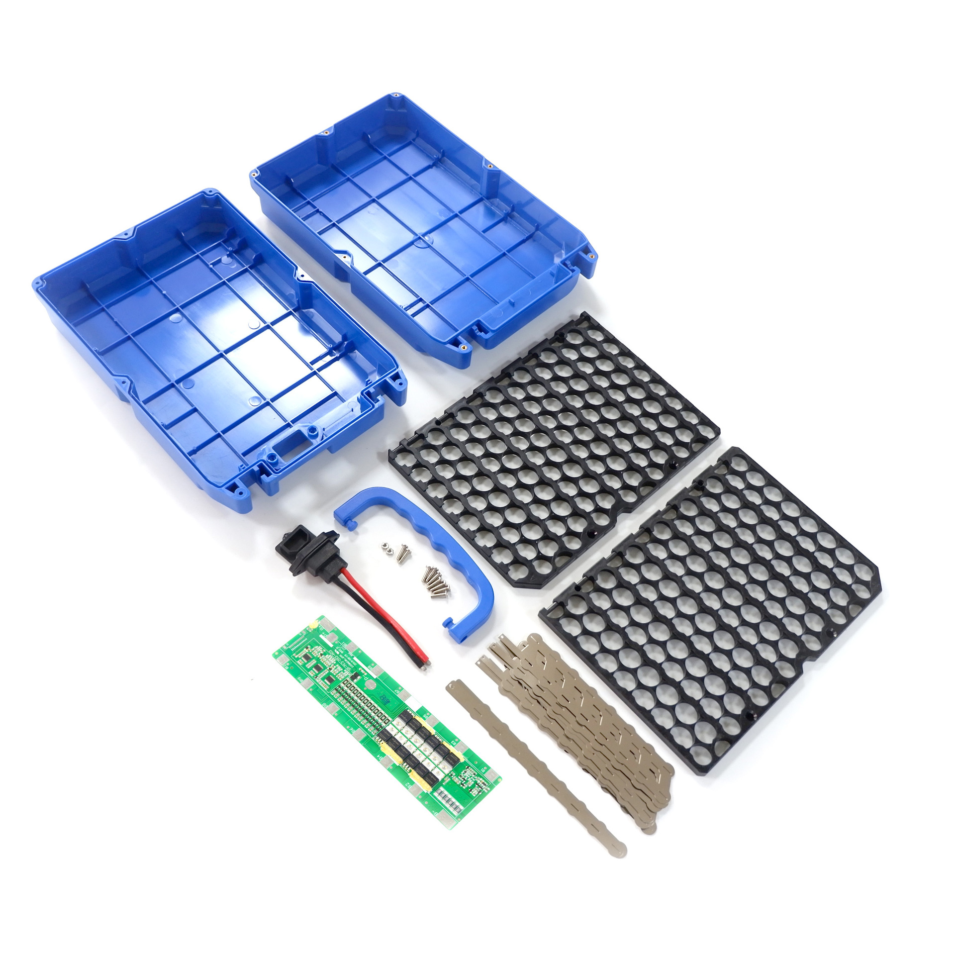 蓝色电池壳+支架+镍+配件+保护板