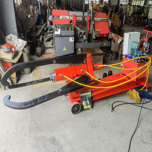 Sales 100T automatic synchronous vehicle-mounted hydraulic puller three-claw large lifting hydraulic puller remover