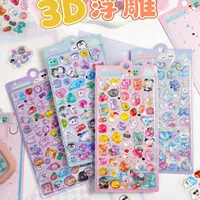 3D рельефная забавная наклейка акриловая бриллиантовая наклейка детские handmade DIY декоративная наклейка красивая рельефная забавная наклейка
