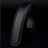 The new automatic buckle strip automatic buckle 3.5 headless men's belt band -resistant double -line waistband barbar wholesale