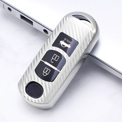 適用馬自達昂克賽拉碳纖維鑰匙套CX5CX4阿特茲馬6/3/汽車保護套殼