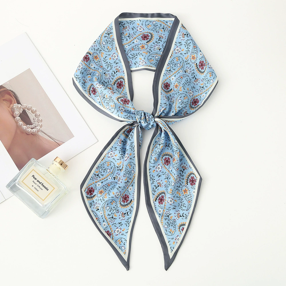 Высокоуровневые симулированные шелковые шарфы с наклоном