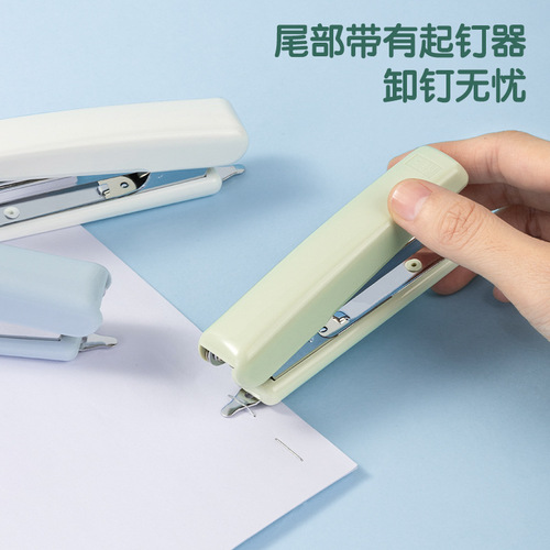 Deli stapler mini small binding machine with staple remover office stapler data binding machine stapler