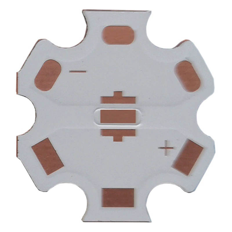 1,5 толщиной 20 мм, медная подложка с термоэлектрическим разделением, шестиугольная пластина CREE, радиатор печатной платы, фонарик, светодиодная медная пластина, никелированная