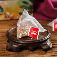 Pink rhinoceros red bean barley tea triangle tea bag large quantity high quality health scented tea wholesale red bean barley glutinous rice tea