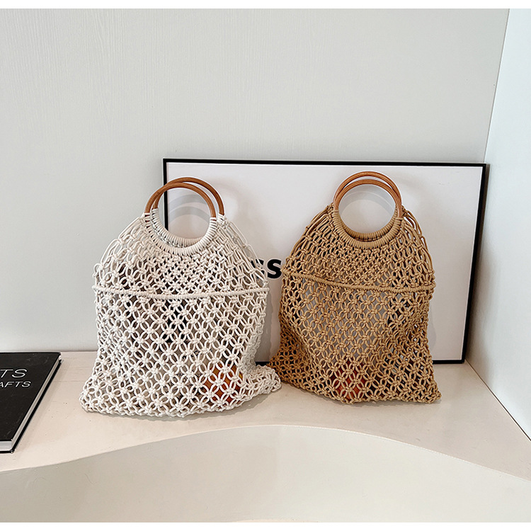 Handwoven Tote Bag - Black