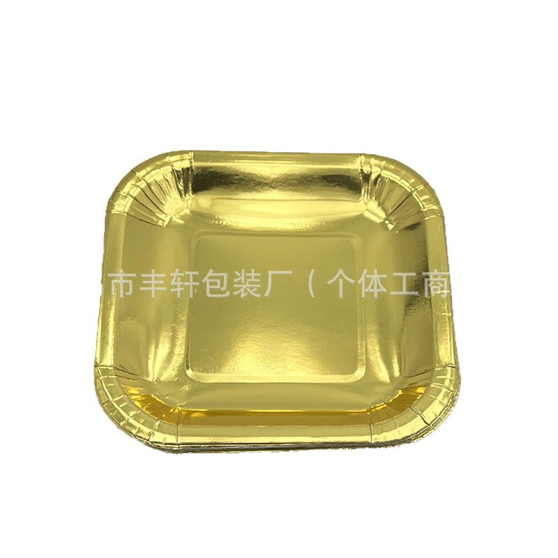 Platos de papel desechables platos de platos