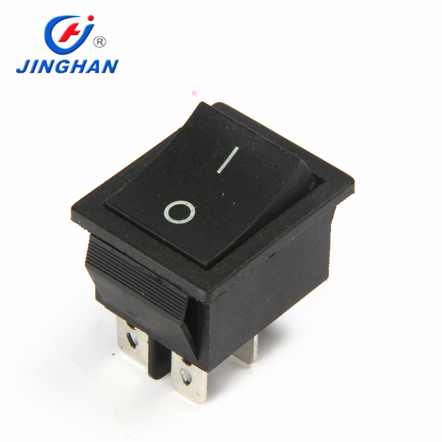 晶瀚 厂家自销JINGHAN 按钮式船型开关防水 三档翘板开关