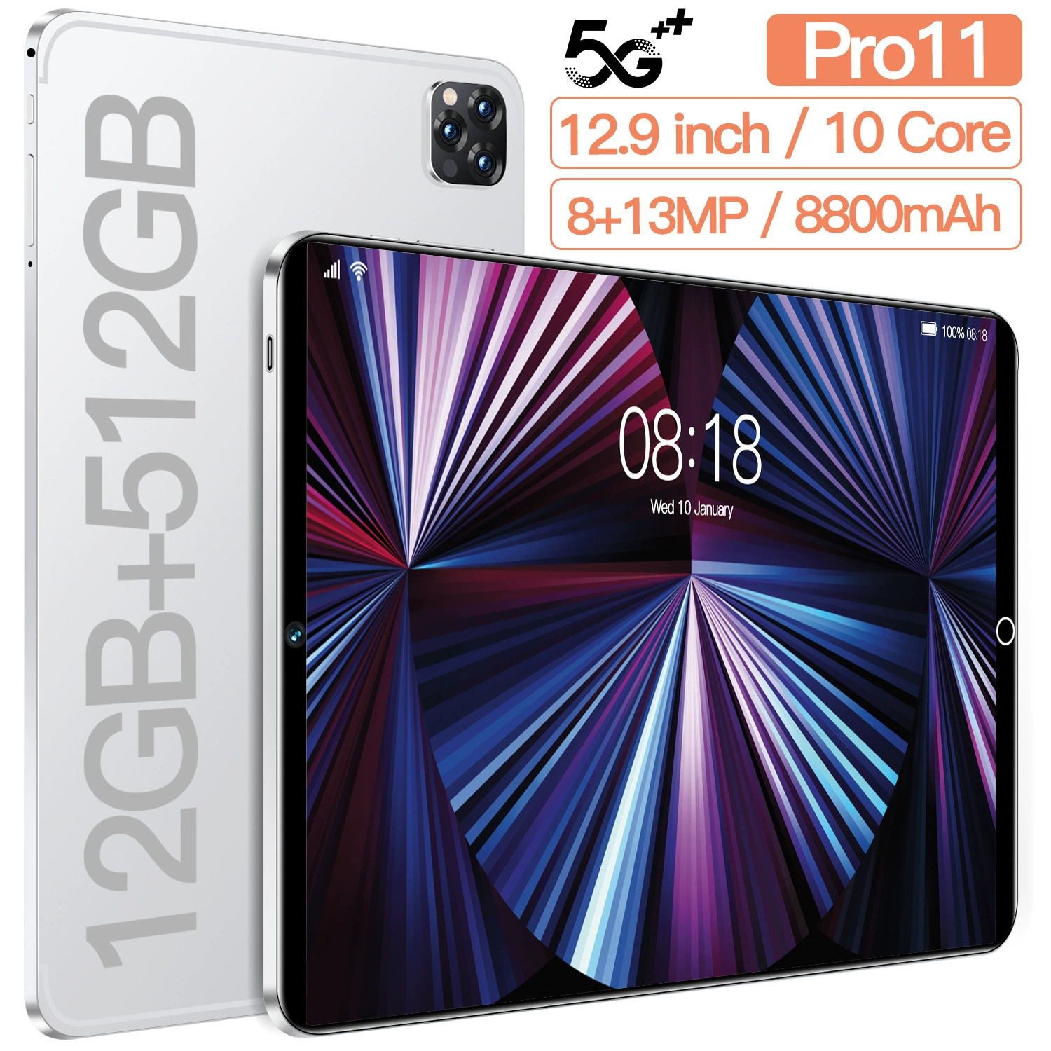 Умный планшет-ноутбук Pro, Intel Core i11, 512 ГБ