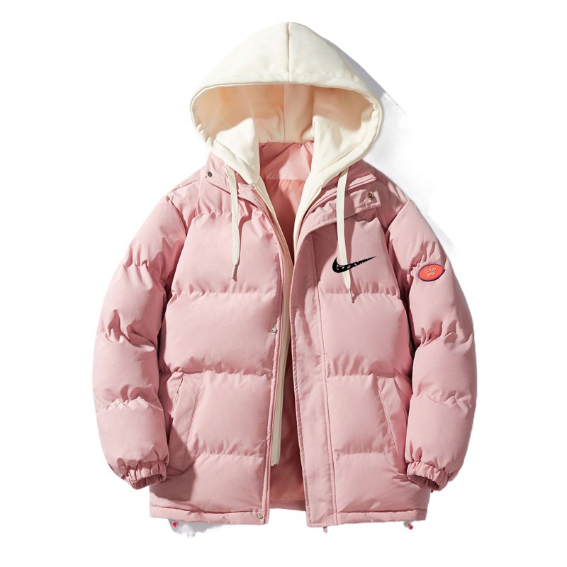 Brand winter thickened plus two-piece hooded cotton-padded coat men's plus size youth sports thickened warm shorts coat fashion