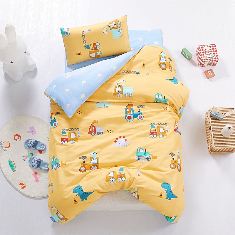 2023 New Cotton Kindergarten Quilt Three-piece Set Children's Nap Cotton Bedding Baby's Park with Core Six-piece Set 2023 New Cotton Kindergarten Quilt Three-piece Set Children's Nap Cotton Bedding Baby's Park with Core Six-piece Set