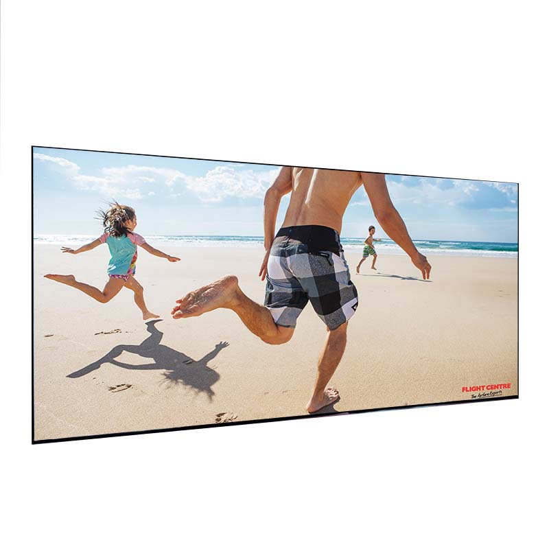 美什 卡布灯箱 LED无边框uv软膜灯箱户外门头LED灯箱挂墙式发光