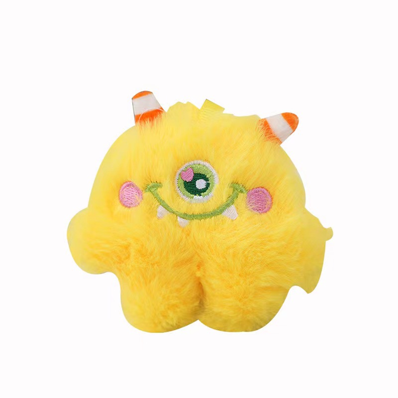 La celebridad de Internet transfronteriza ins monstruo de ojos grandes llavero estúpido bestia de un ojo colgante de felpa Luo Xiaomin mismo colgante de bolsa de estilo