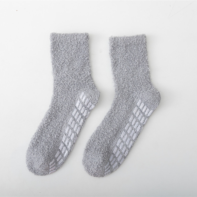 25-Color Women's Non-Slip Socks with Grip Plush Non-Slip Slippers Socks Season Coral Velvet Socks Half Velvet 25-Color Women's Non-Slip Socks with Grip Plush Non-Slip Slippers Socks Season Coral Velvet Socks Half Velvet