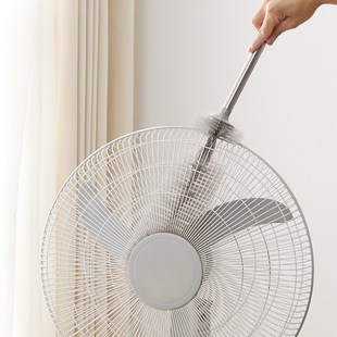 Stainless steel long handle fan brush imitation chicken feather duster brush household sofa dust removal artifact flexible screen window brush
