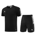 AD03 Black Shorts Set