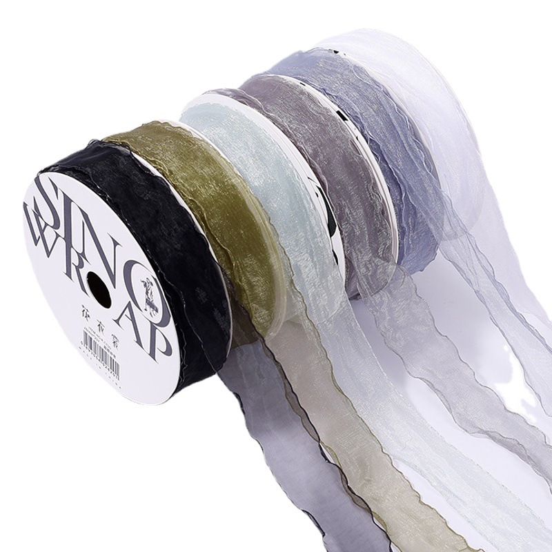 Hilado cinturón coreano romántico super dulce serie flores regalo embalaje Decoración Accesorios pastel Correa arco nieve hilo cinturón