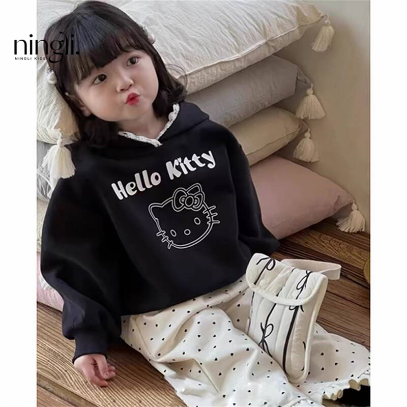 Ningli 女の子コート春と秋の新しいスタイルの薄いスタイルの子供のユニークで超見栄えの良い秋のプリンセストップ|undefined