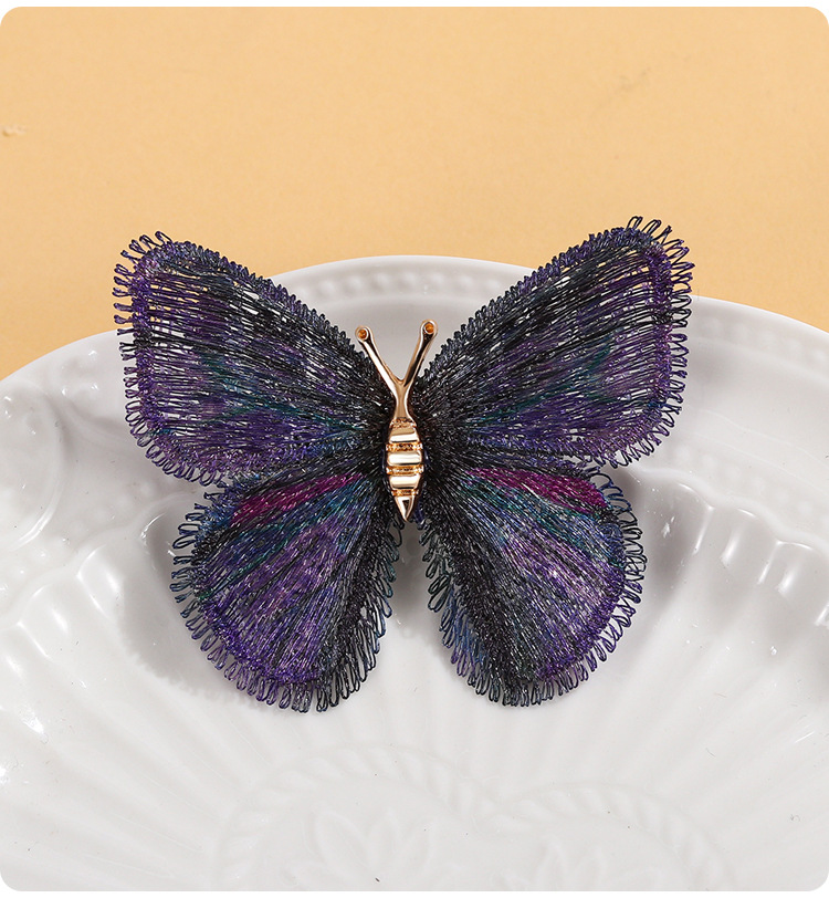 Butterfly Pattern Retro Classic Style Pin Butterfly Zinc Alloy Plating Women's Brooches