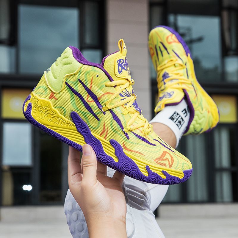 Friction Sound Super Loud Irving Shock-Absorbing Aj Basketball Shoes Pamello Ball Mb.03 Elastic Sports Running Shoes Trendy Style