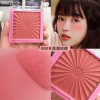 Matte orange high quality waterproof cute face blush