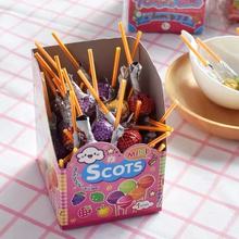 泰國零食迷你mini棒棒糖什錦水果味創意卡通棒棒糖50支裝*200克
