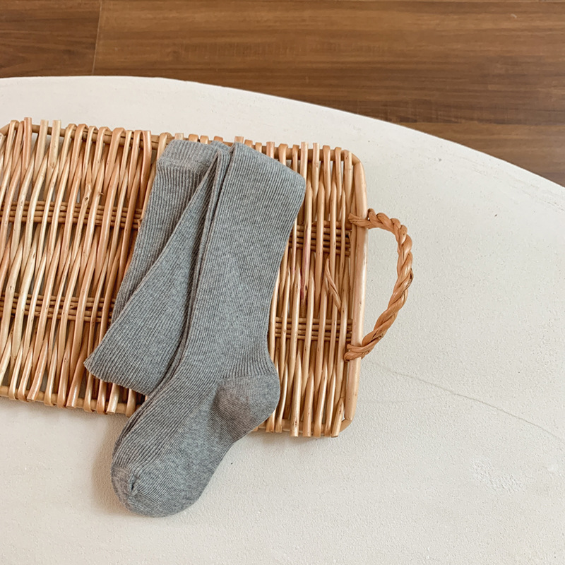 2024 primavera y otoño nuevas polainas para niñas bebé a pantimedias para niños transpirables medias de una pieza coreanas