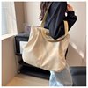 Capacious travel bag one shoulder for leisure, handheld purse, 2023 collection, oxford cloth