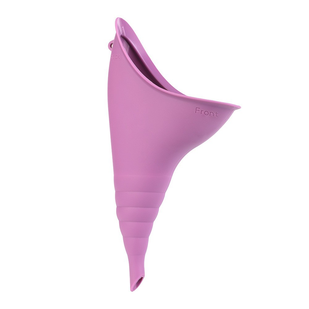 Nuevo orinal de silicona portátil de viaje al aire libre de las mujeres urinal DE EMERGENCIA urinario vertical plegable para las mujeres