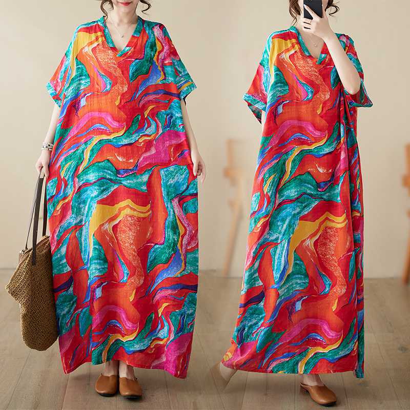  夏  F 大きいサイズ ワンピース