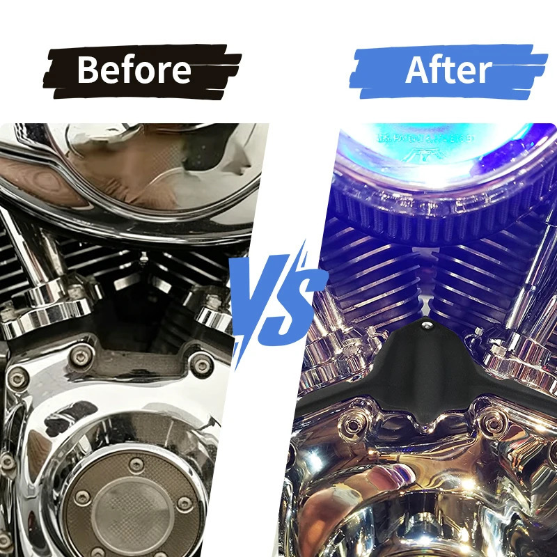 Motorcycle accessories electroplated engine decorative cover engine cover decorative cover suitable for Harley Glider