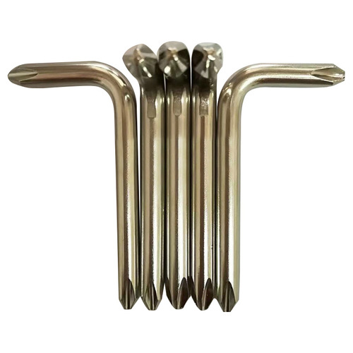 Manufacturer 7-shaped double-head cross wrench, high-strength nickel-plated galvanized wrench, simple L-shaped screwdriver wrench wholesale