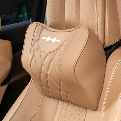 Suitable for Fang Cheng Bao 5 and 8 Car Headrest, Lumbar Support Cushion, Neck Pillow, Seat Lumbar Support, Breathable for All Seasons, Modified Accessories (Waist support) - 1-formula-leopard-headrest-wild-wheat-yellow