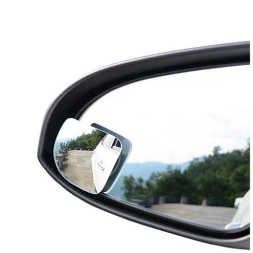 Boundless small round mirror car large field of view rear view auxiliary mirror car high-definition curved mirror fan-shaped blind spot wide-angle mirror
