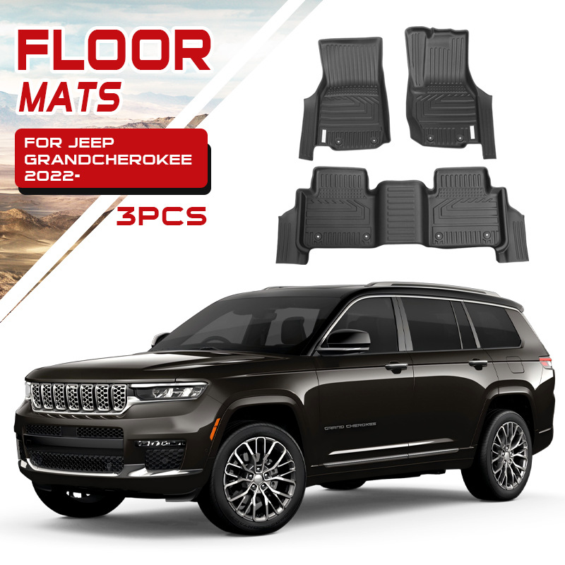 Alfombrillas para Jeep Grand Cherokee, Alfombrillas Especiales de Cobertura Total de TPE Impermeables