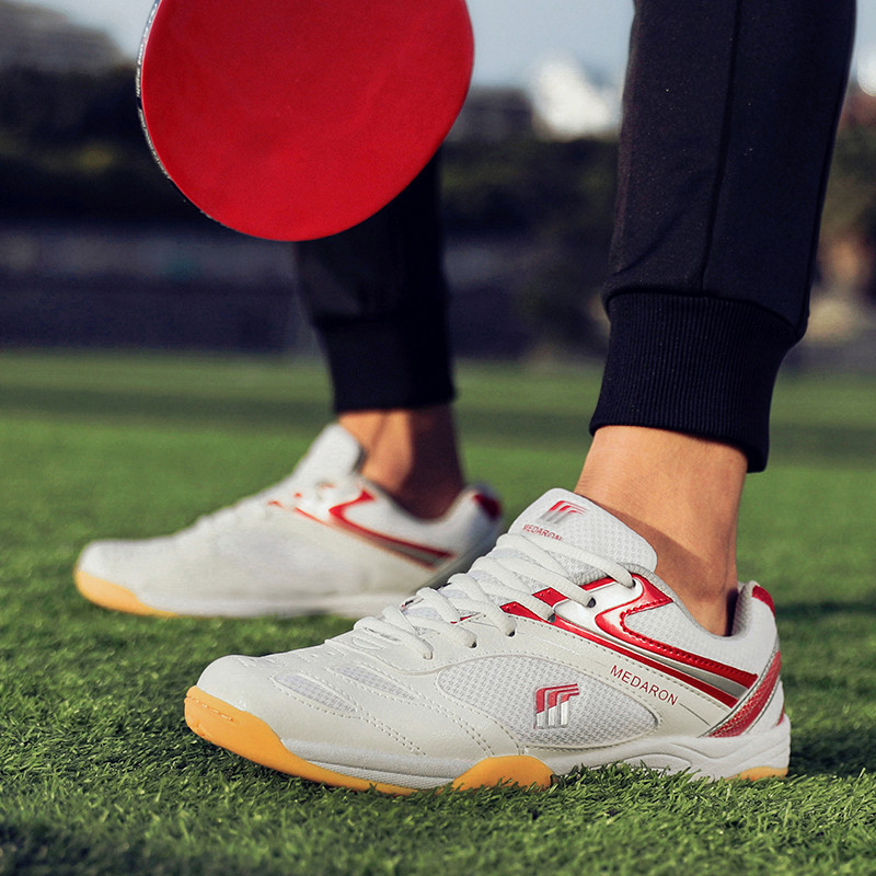 Table Tennis Shoes Men's Shoes Breathable Sports Shoes Ultra-Light Shock-Absorbing Women's Shoes Badminton Competition Training Shoes Tennis Shoes