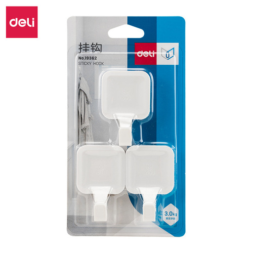 Deli hook strong adhesive wall hanging load-bearing kitchen hook traceless paste no punching hook wholesale