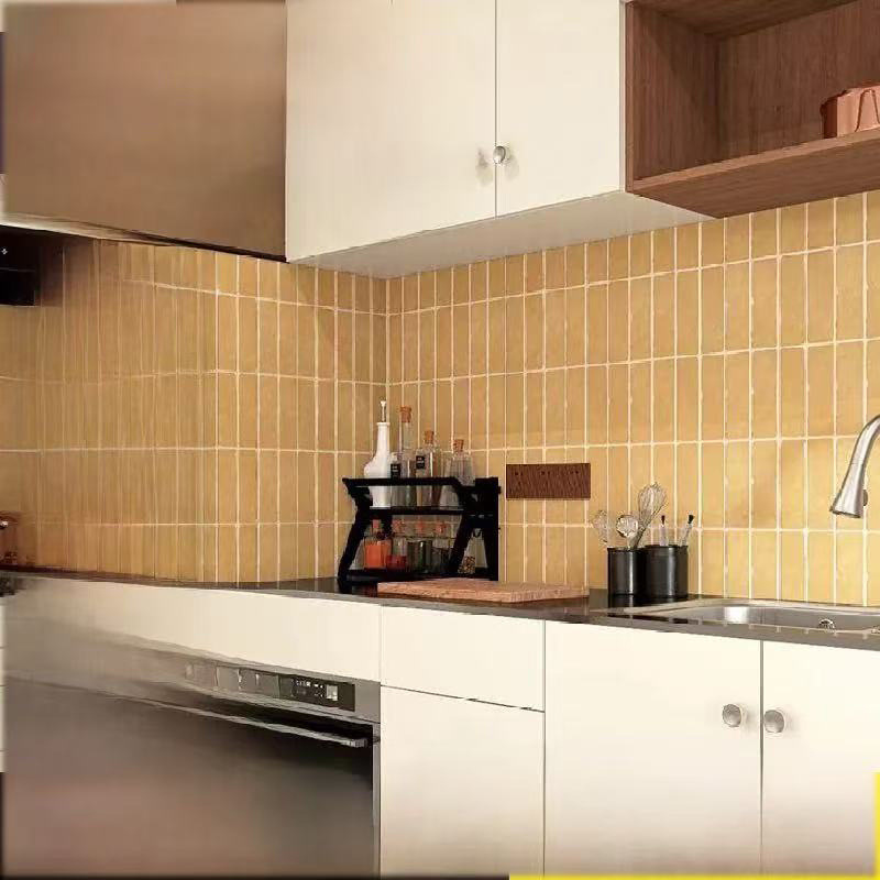 Retro Printed Long Strip Tiles 75X300 Bar Counter Cafe Background Wall Bed and Breakfast Bathroom Restaurant Kitchen Matte Tiles