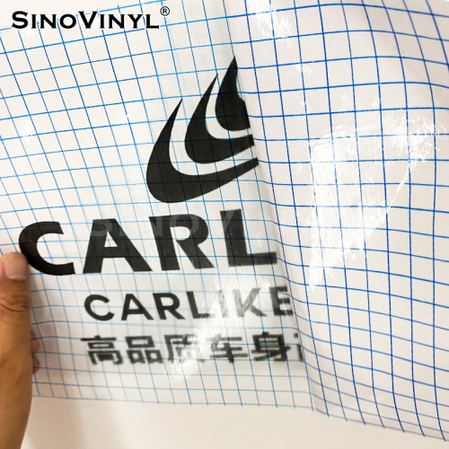 PVC transparent grid transfer film DIY laser cutting film blue grid positioning film car decal square transfer sticker