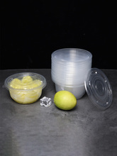 一次性碗圆形加厚外卖打包盒子汤碗家用吃饭碗塑料商用整箱冰承义