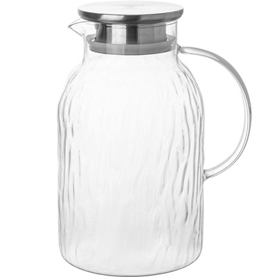 青苹果大容量家用耐热冷水壶玻璃高温防爆凉白开水杯茶壶套装