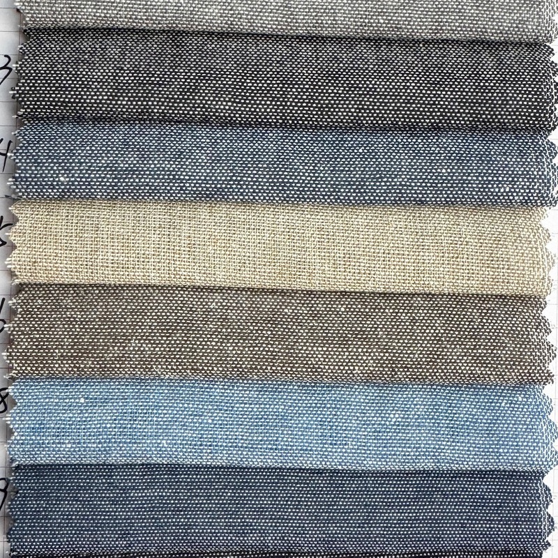 涤棉青年布 现货 /鞋帽用料衬衫 21支色织青年布服装面料批发 #