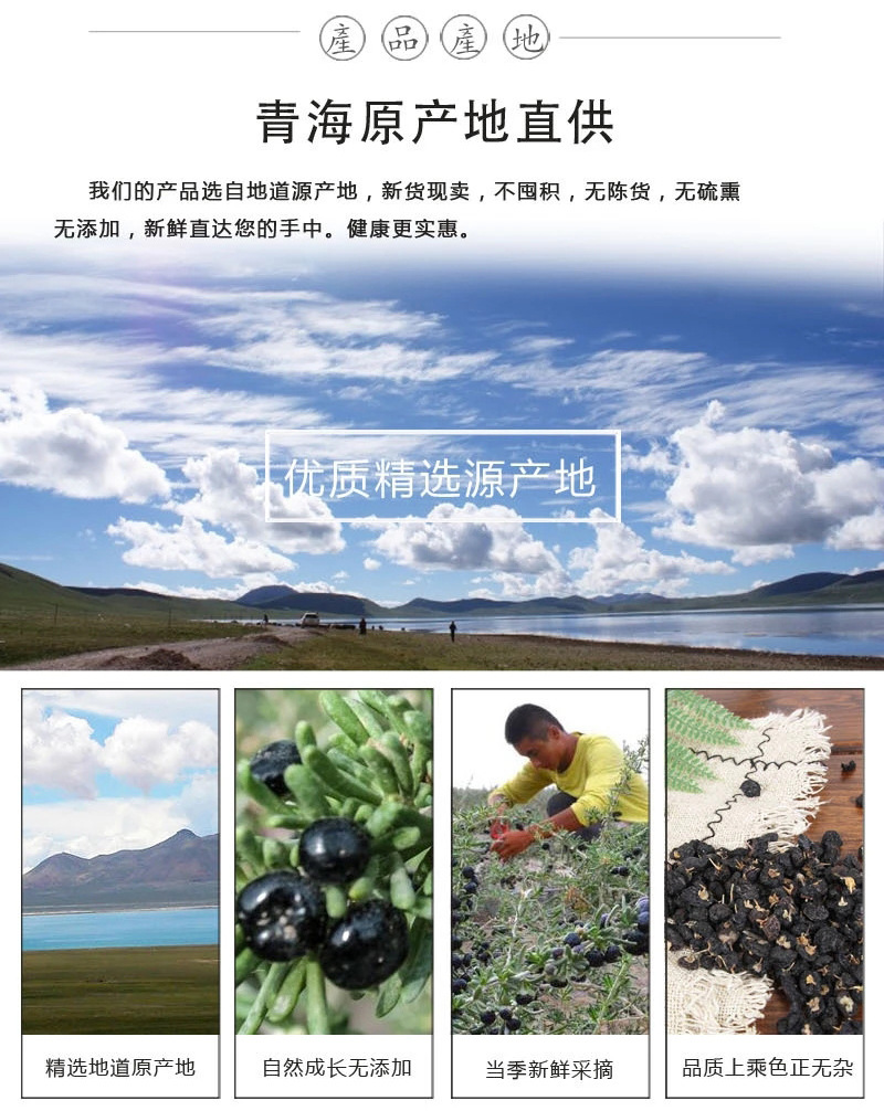 Black Goji Berries 500g Hei Gou Qi Dried Large Berries Herbal Tea Ingredient in use