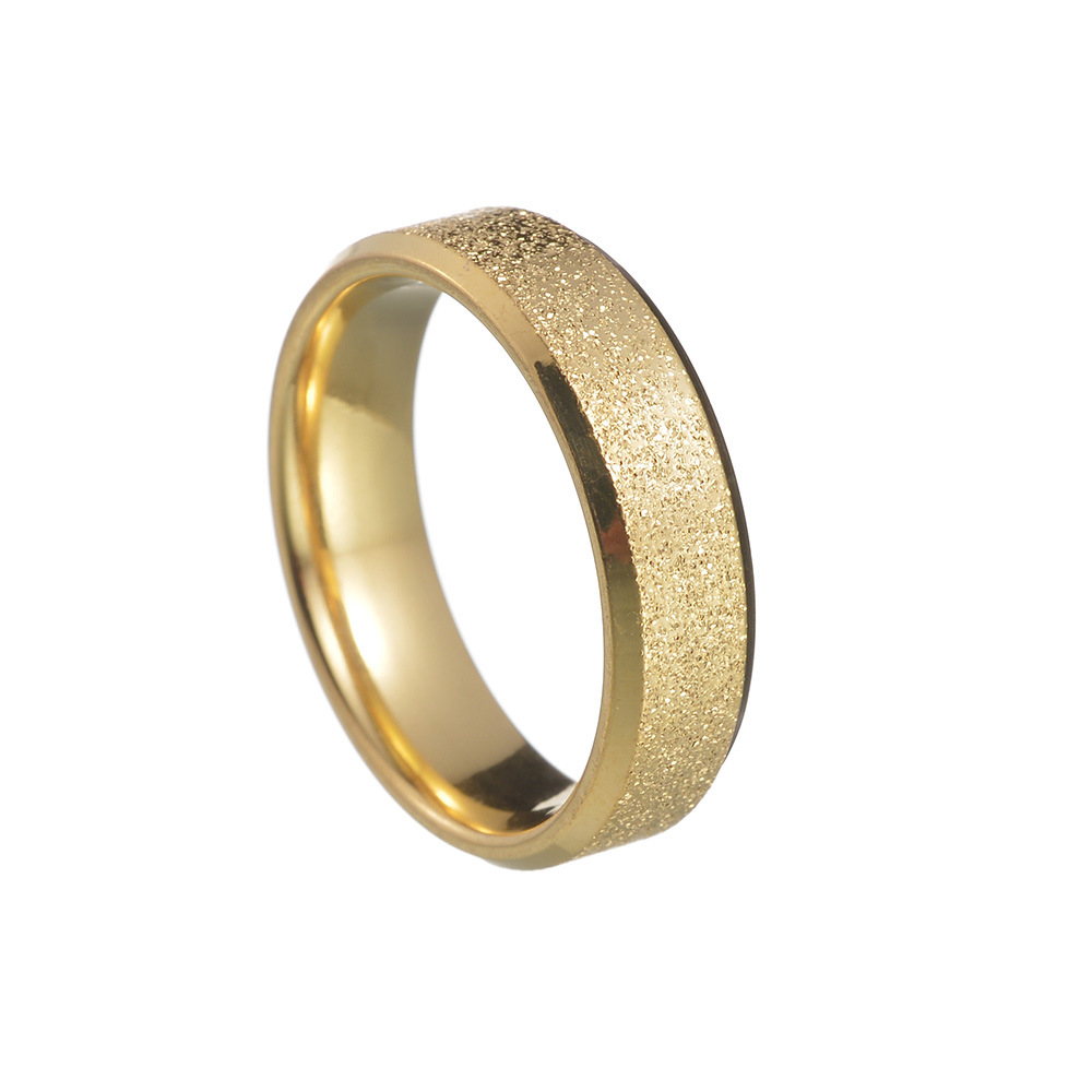 Daily Occasion PVD Coated Gold Plated Geometric 201 Stainless Steel Fashion Rings