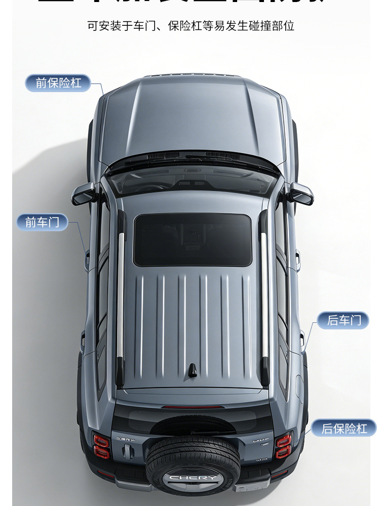Car Anti-Collision Strips, Anti-Scratch Strips, Door Edge Protection, Off-Road Vehicle Decorative Stickers, Off-Road Vehicle Anti-Scratch Strips