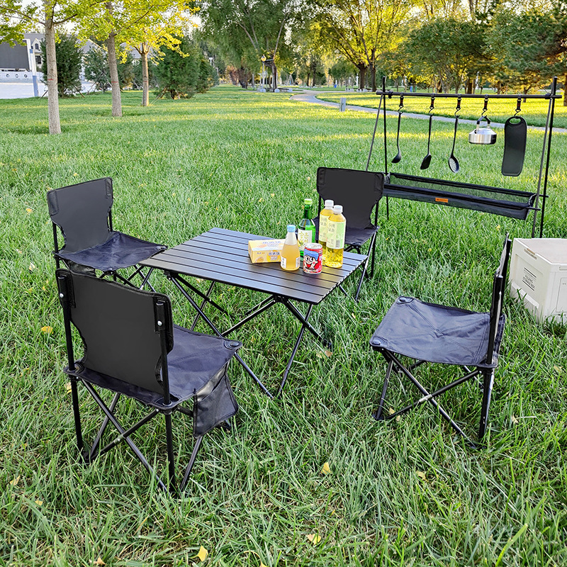 Camping Picnic Portable Folding Table Picnic Stall Milk Tea Shop Table Customizable Egg Roll Table Factory Direct Supply
