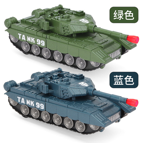 New electric universal deformation tank children's toy boy luminous music puzzle baby gift street stall wholesale