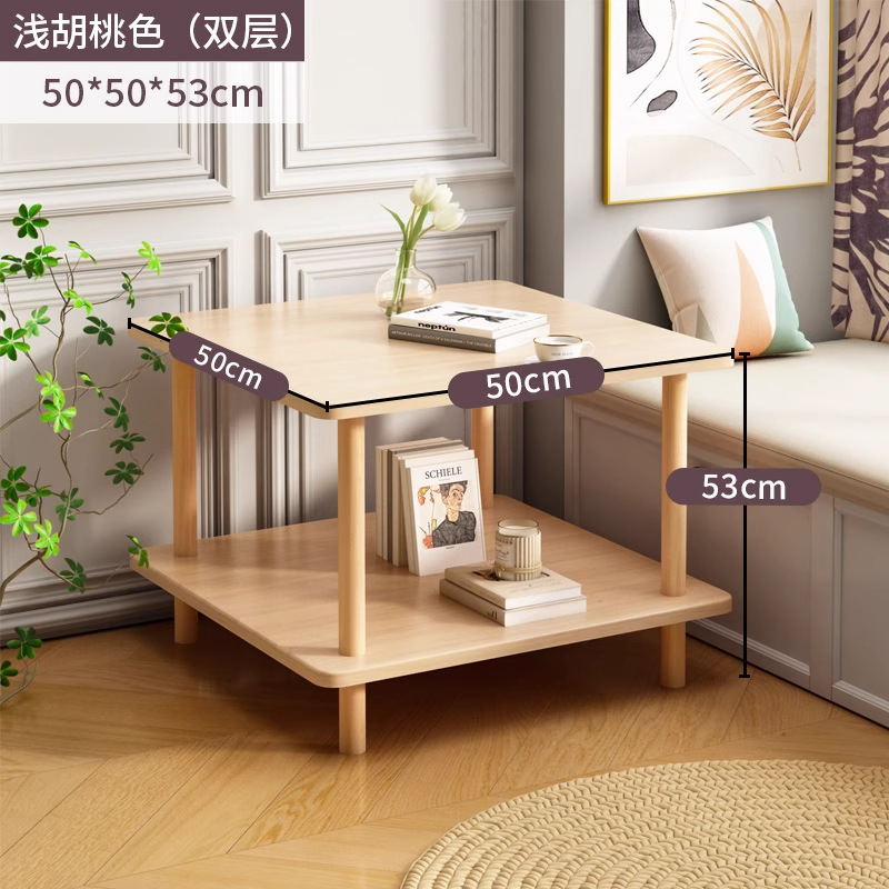 월넛색상 [50*50*53] 더블레이어 수납